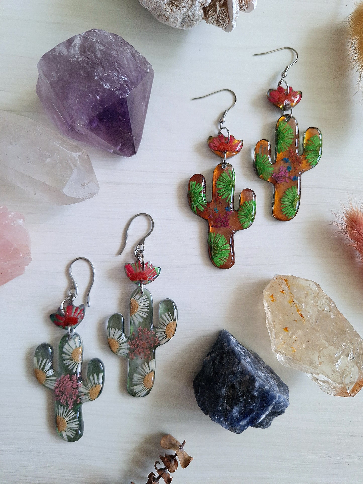 Cactus earrings